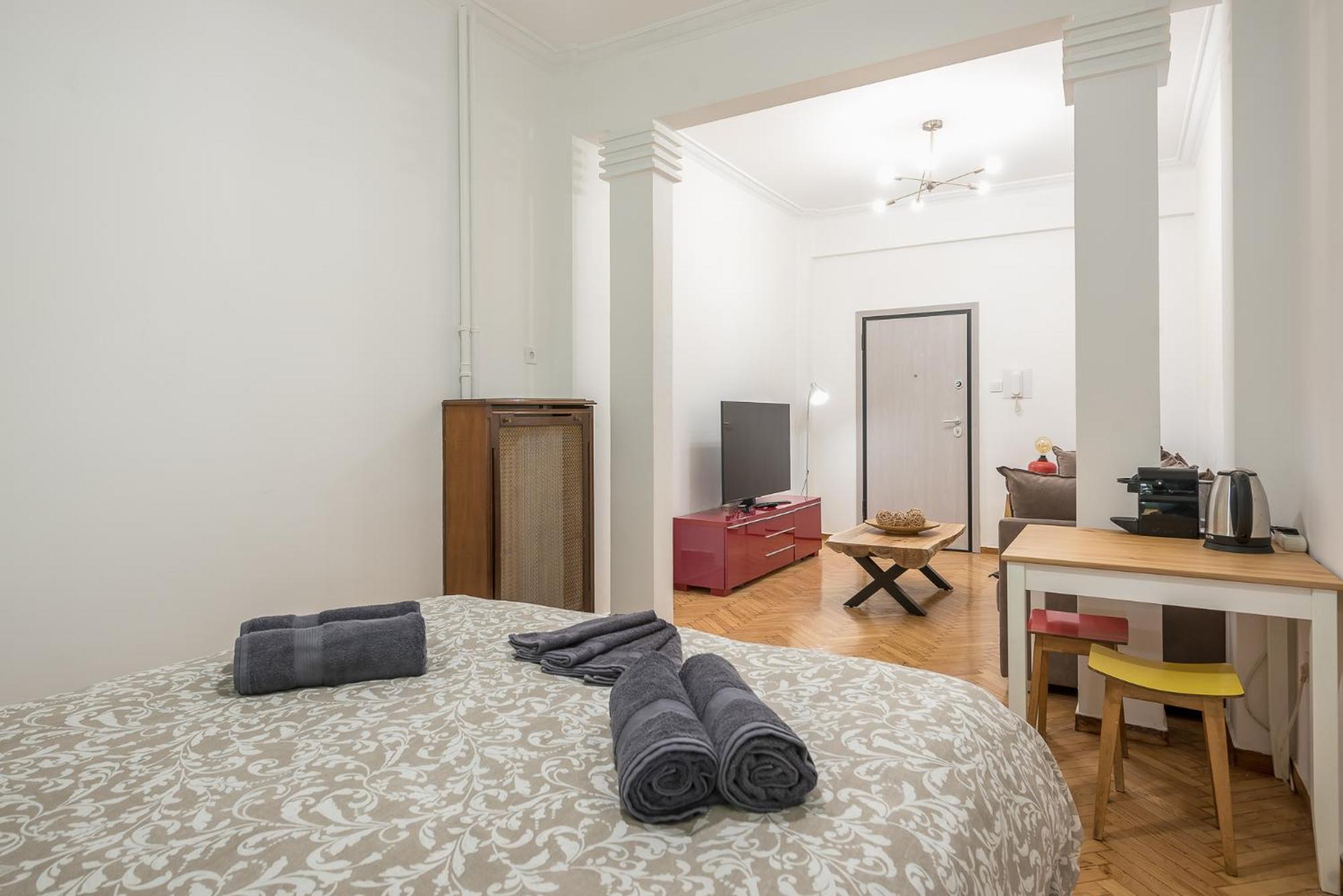 Stylish Luxury Apartment At Ampelokipi Metro Station Athén Kültér fotó